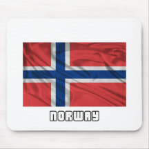 Flag of Norway Mousepads