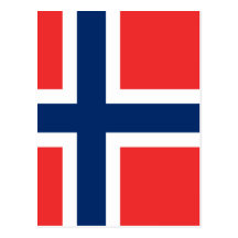 Flag of Norway Postcard