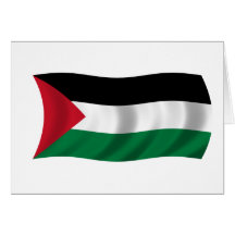 Flag of Palestine Greeting Card