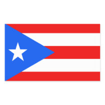 Flag of Puerto Rico Sticker