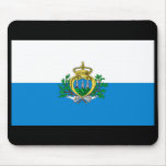 Flag of San Marino mousepads