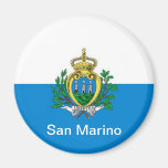 flag of San Marino Refrigerator Magnet
