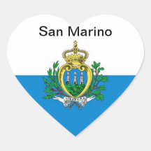 flag of San Marino Stickers