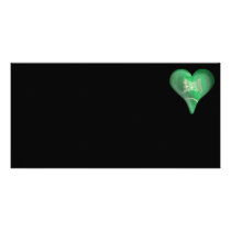 Flag Of Saudi Arabia In A Heart Custom Photo Card