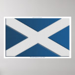 Flag of Scotland Bratach nàiseanta na h-Alba Print