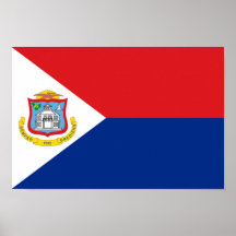 Flag of Sint Maarten Poster