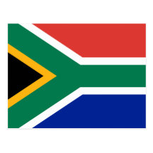 Flag of South Africa Postcard