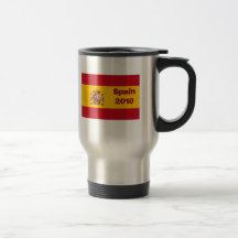 Flag of Spain 2010 Travel Mug