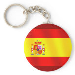 Flag of Spain for Spaniards worldwide keychains