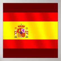 Flag of Spain for Spaniards worldwide Print