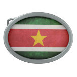 Flag of Suriname Belt Buckles