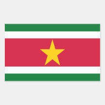 Flag of Suriname Stickers