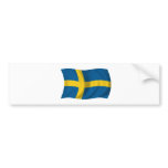 Flag of Sweden bumper stickers