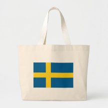 Flag of Sweden Canvas Bags