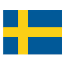 Flag of Sweden Post Cards
