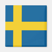 Flag of Sweden Refrigerator Magnet