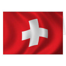 Flag of Switzerland Greeting Cards