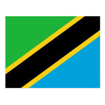 Flag of Tanzania Postcard