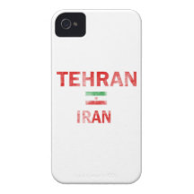 Flag of Tehran Iran designs iPhone 4 Cover