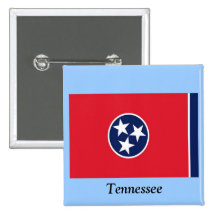 Flag of Tennessee Button