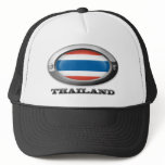 Flag of Thailand in Steel Frame hats