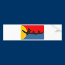 Flag of the Clatsop Tribe, Oregon bumper stickers