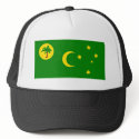 Flag of  the Cocos Islands hats