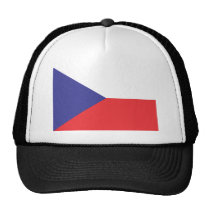Flag of The Czech Republic hats