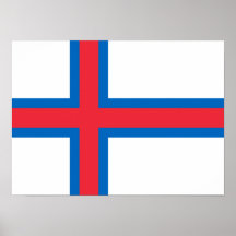 Flag of the Faroe Islands Poster