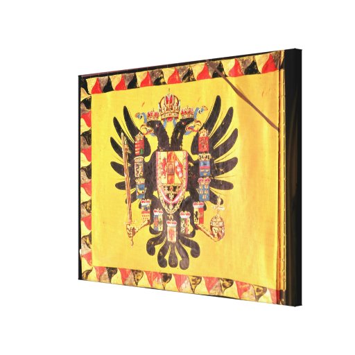 Flag of the Imperial Habsburg Dynasty, c.1700 Canvas Print Zazzle