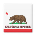 Flag of the state of California magnets