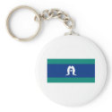 Flag of the Torres Strait Islands keychains