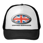 Flag of The United Kingdom in Steel Frame Hats