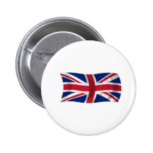 Flag of the United Kingdom Pinback Buttons