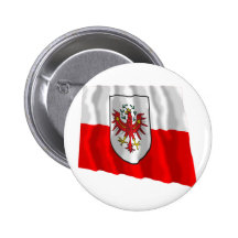 Flag of Tyrol, Austria Pinback Buttons