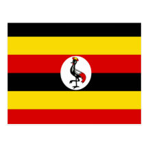 Flag of Uganda Post Card