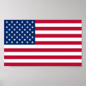 Flag of United States of America posters