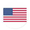 Flag of United States of America stickers