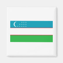 Flag of Uzbekistan Magnet