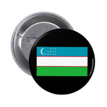 Flag of Uzbekistan Pinback Buttons