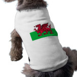 Flag of Wales Doggie Tshirt