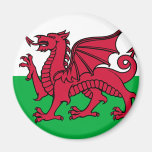 Flag of Wales Refrigerator Magnet