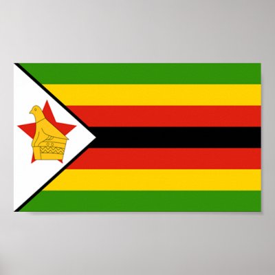 Flag of Zimbabwe Print by repofcountries