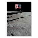 Flag on Moon, Apollo 11, NASA cards