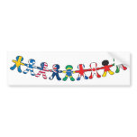 Flag Paper Dolls bumper stickers