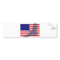 Flag & Patriotic Eagle Bumper Stickers