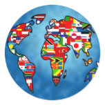 Flag Planet stickers