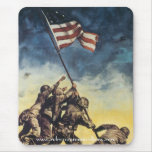 Flag Raising Over Iwo Jima mousepads