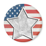 Flag Star Magnets