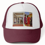 Flagellation Of Christ By Piero Della Francesca hats